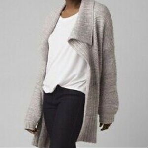 Prana Sukie sweater pebble grey. New with tags. Size medium.